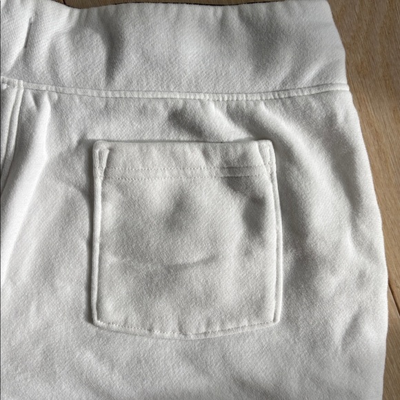 Hollister White Sweatpants with Multicolor Logo - Picture 7 of 8